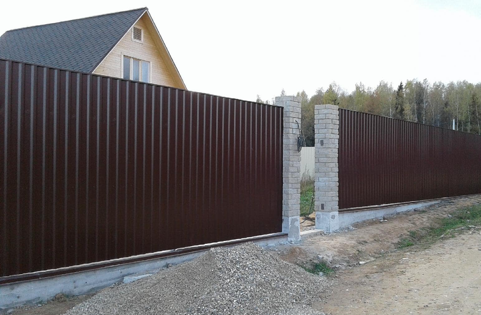 Забор высотой 1 метр фото